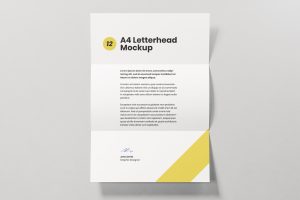 A4 Letterhead Mockup Pack