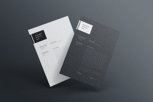 A4 Paper Mockup