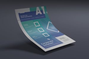 A4 Paper Mockup