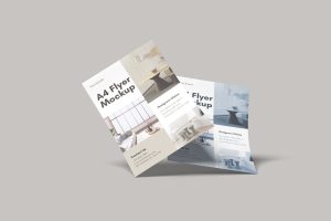 A4 Paper Mockup