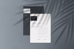 A4 Paper Mockup PSD Template