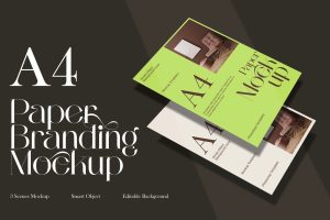 A4 Paper Mockups