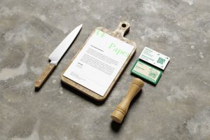 A4 Restaurant Mockup