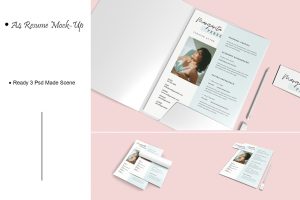 A4 Resume Mock-Ups