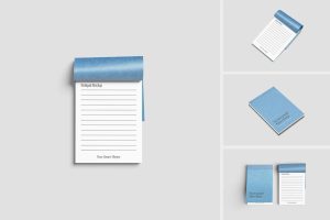A6 Notepad Mockup