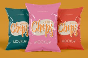 A Bags Of Chips Mockup