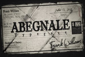 Abegnale Typeface