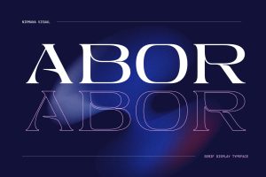 Abor – Display Font