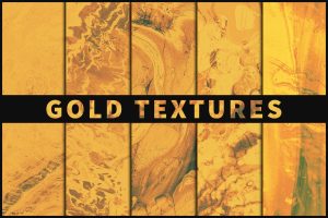 Abstract Gold Textures