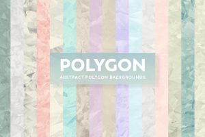 Abstract Polygon Backgrounds – Collection Colors