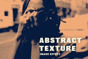 Abstract Texture Image Effect