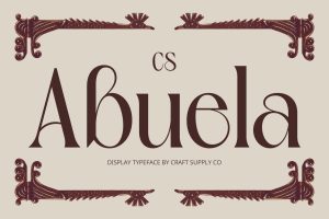 Abuela – Art Nouveau Font