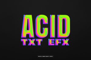 Acid Spray Text and Logo Effect