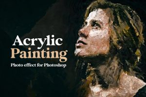 Acrylic Painting Photo Effect for Photoshop