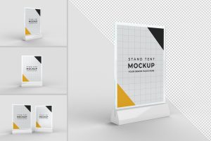 Acrylic Stand Table Tent Mockup