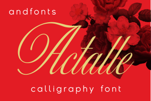Actalle Calligraphy Font