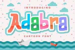 Adabra | Decorative Cartoon Font