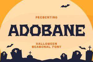 Adobane – Halloween Font