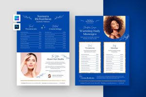 Aesthetic Beauty Salon Flyer Template