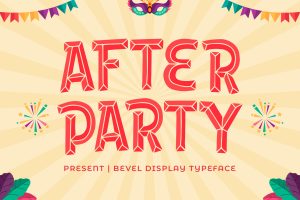 After Party – Bevel Display Typeface