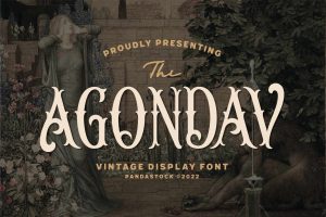 Agondav – Old Vintage Font