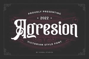 Agresion – Vintage Font