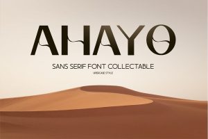 Ahayo –  Classy Elegant Font