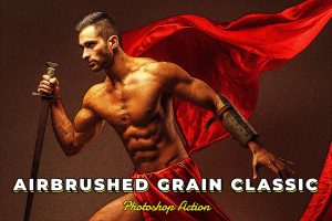 Airbrushed Grain Classic Action