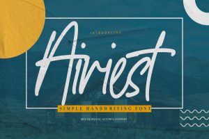 Airiest – Simple Handwriting Font