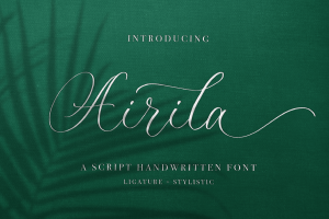 Airila – Calligraphy Font