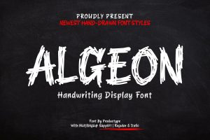 Algeon – Display Font