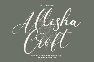 Allisha Croft Beauty Feminine Script