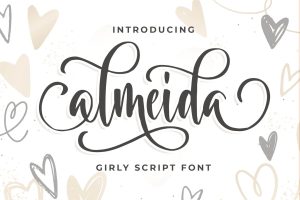 Almeida Girly Script Font