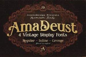 AmaDeust – Display Font