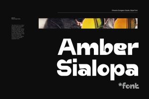 Amber Sialopa Font