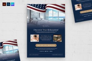 American Flag Flyer Template