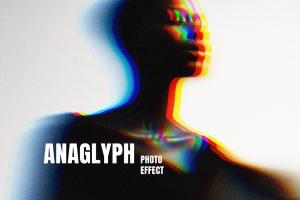 Anaglyph VHS Photo Effect