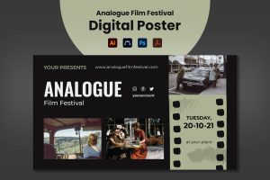 Analogue Film Festival Digital Poster