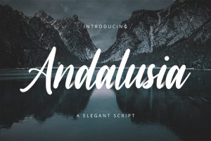 Andalusia – Bold Font