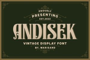 Andisek – Vintage Font
