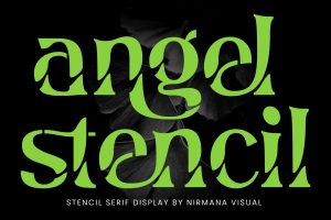Angel Stencil – Logo font