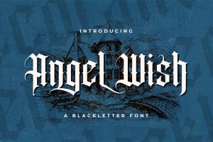 Angel Wish – Blackletter Font