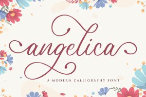 angelica – Wedding Font