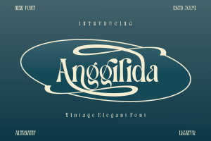 Anggilida – Vintage Elegant Font
