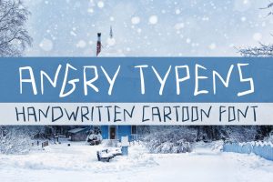 Angry Typens – Handwritten Font