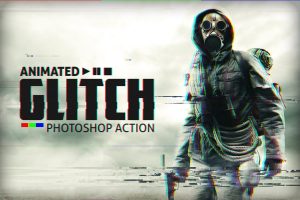 Animated Glitch – Photoshop Action