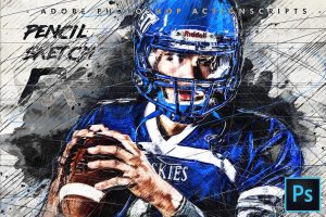 Animated Pencil Sketch FX Photoshop Add-On