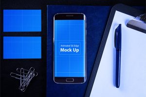 Animated S6 Edge MockUp V.2