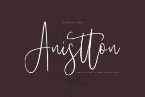 Anistton – Feminine Font