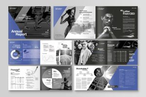 Annual Report Landscape Brochure Template